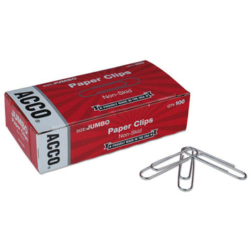 ACCO Paper Clips, Jumbo, Silver, 1,000-pack freeshipping - TVN Wholesale